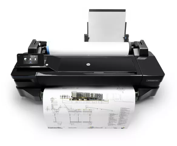 HP Designjet T120 A1 Plotter CQ891C Wide Format Printer Inc VAT & FREE Paper NEW