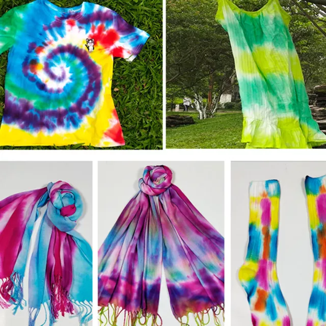 12pcs 3pcs Pigment Party Supplies Tie Dye Kit Clothing Graffiti Textile Paints