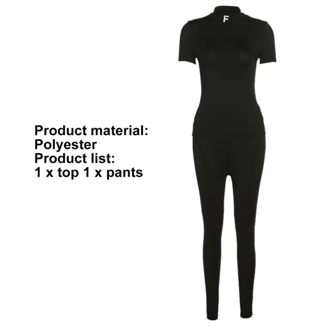 Set 2 pz/set pantaloni mazze top tinta unita elastici modella corpo top pantaloni 10