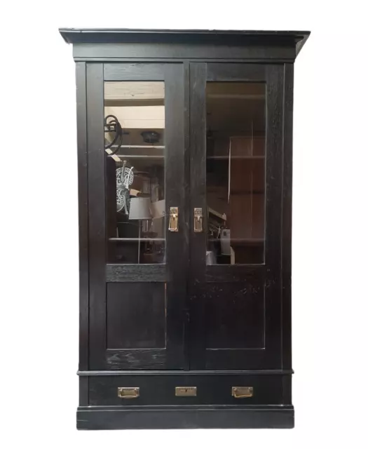 Bücherschrank Vitrine antik