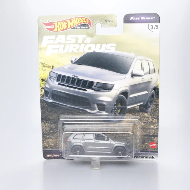 HOT WHEELS PREMIUM Fast & Furious Jeep Grand Cherokee Trackhawk (matte