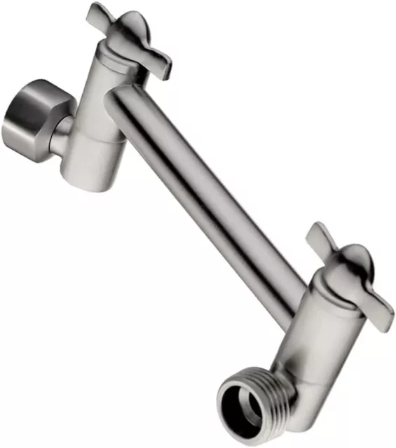 Brazo de extensión de ducha ajustable de latón sólido de 5" para cabezal de ducha, BAR0501-02