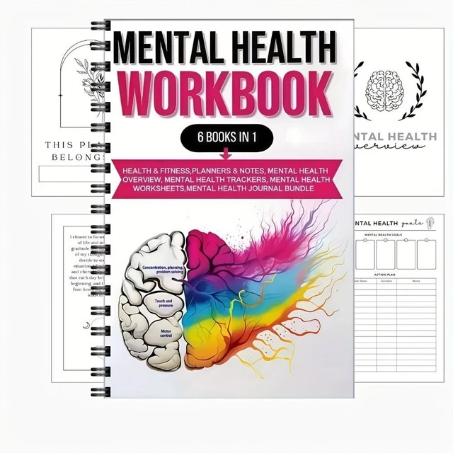 COGNITIVE BEHAVIORAL EXERCISES Mental Wellness Notebook Mental Care ...