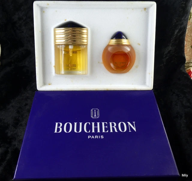 Ensemble émulsion Parfumée Et Gel De Bouche Parfum Paris De BOUCHERON - 150 Ml, Neuf Avec Petit Défaut