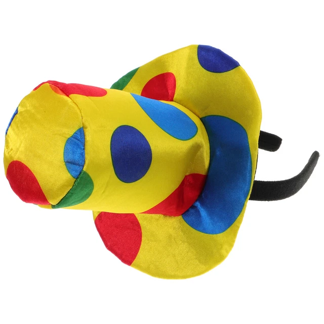CLOWN HAT HEADBAND Hats Mens Costumes Kids Halloween Man Women's Child