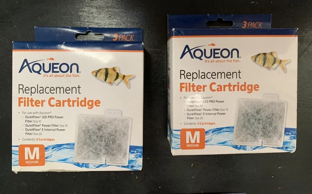 AQE CARTRIDGE MEDIUM 2 - 3 Pack 6 Filters Total New/Unopened!
