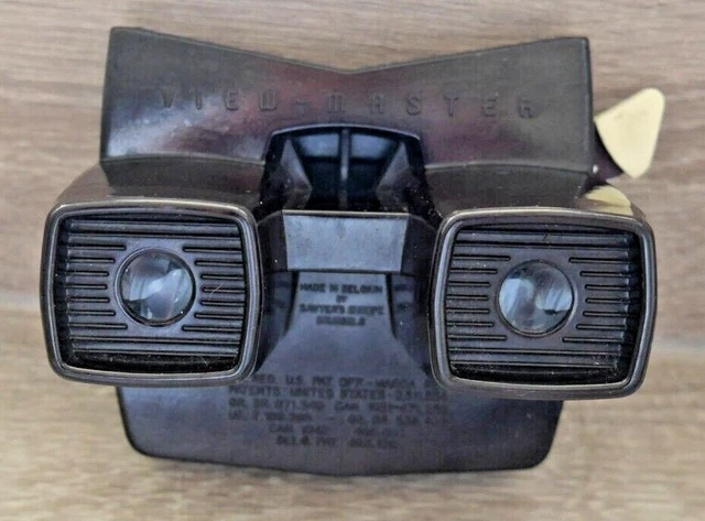 Viewmaster Model E VINTAGE VIEWMASTER MODEL E 3-D STEREO VIEWER 1950's BROWN BAKELITE ...