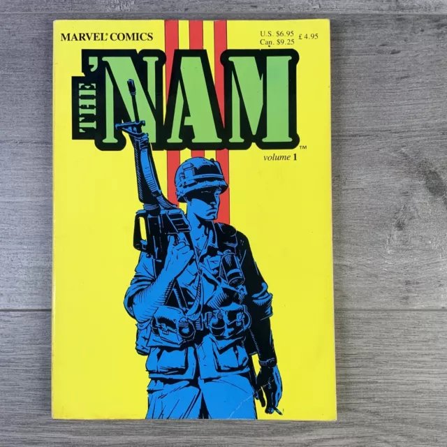 The 'Nam Vol 1 (1987 Marvel Comics) TPB Comic 2nd Print Vietnam War Issues 1-4
