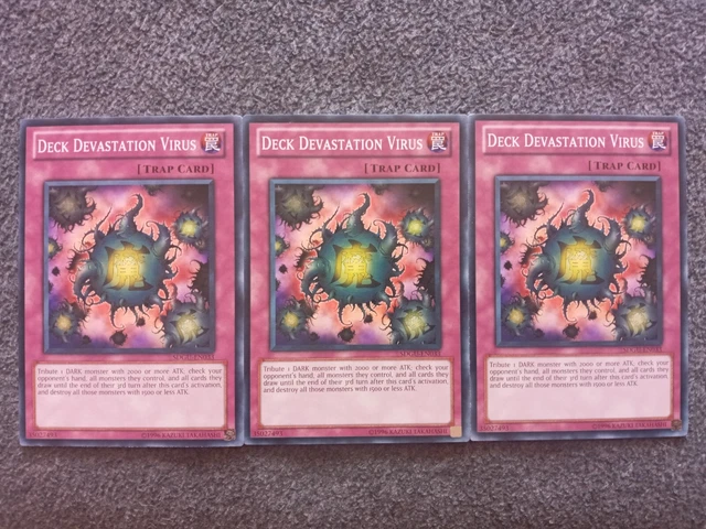Yugioh X3 Deck Devastation Virus Playset Unlimited Common#Sdgu-En033 Nm
