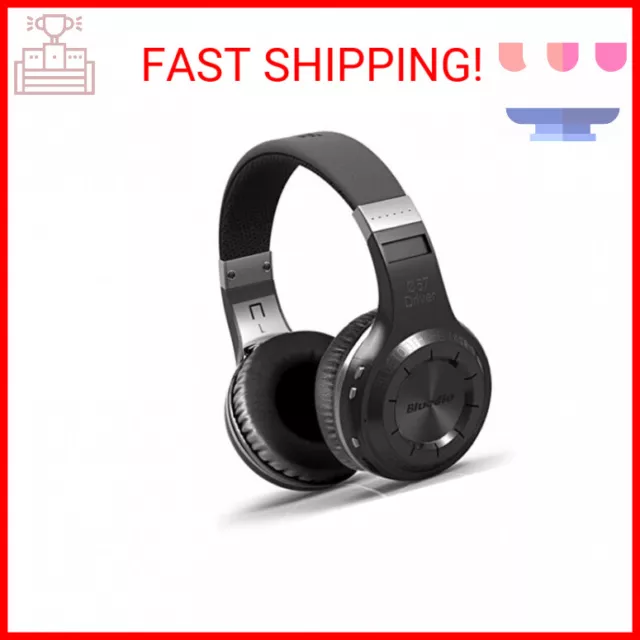 Wireless Bluetooth 4.1 Stereo Headphones, Black - Turbine HT