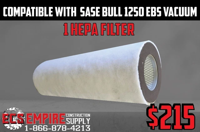 Hepa filter compatiae with sase bull 1250 vacuums