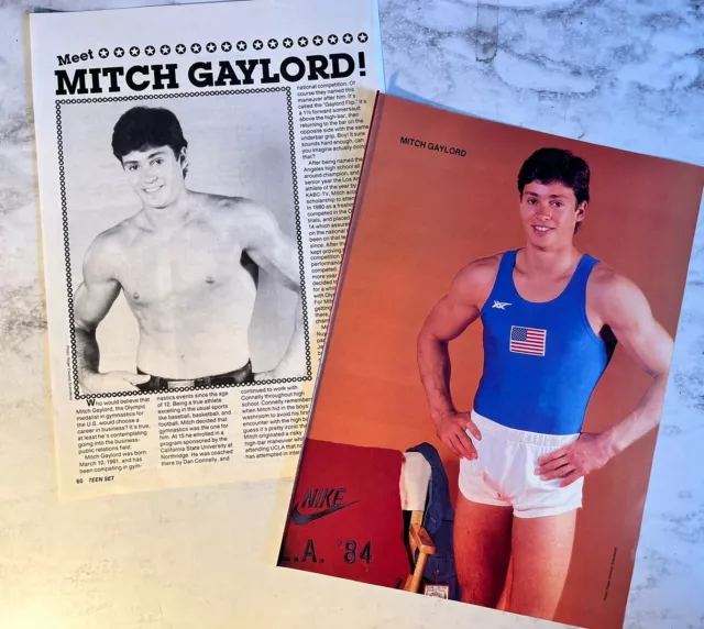 Mitch Gaylord Pinup & Clipping. Don Diamont Shirtless.