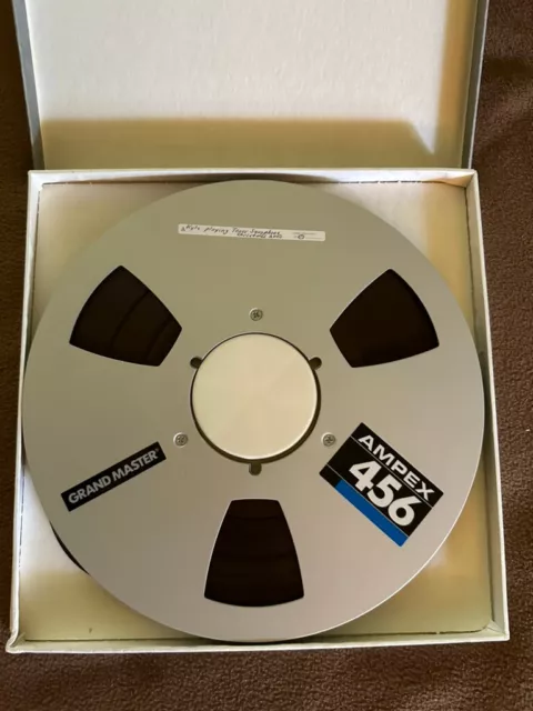 Ampex Grand Master 456 Audio 10.5” Tapes Reel Pre-Recorded Christmas 2000