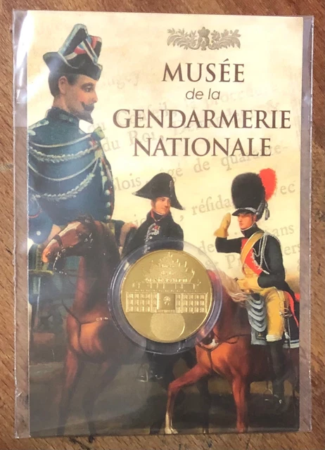 Mdp 2015 Gendarmerie & Encart Médaille Monnaie De Paris Jeton Touristique Medals