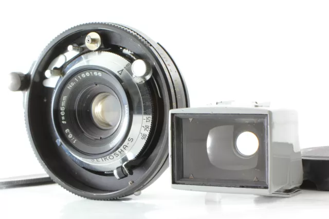 " EXC+ 5 Con Visor "Mamiya Sekor 65mm f6.3 Objetivo Para Universal Pulsar Japan