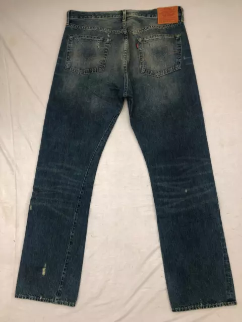 Levi's S501XX Big E Selvedge Denim Jeans size W34 L32