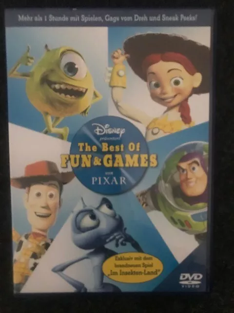 Pixar The Best of Fun and Games # DVD # Deutsch # Brandneu