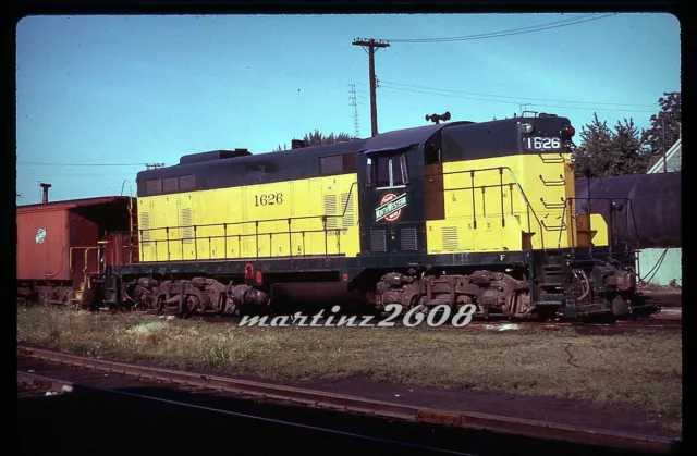 (Mz) Dupe Train Slide Chicago North Western (Cnw) 1626 Roster