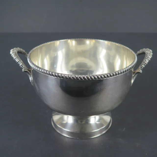 Antique Silverplate Double Handled Centrepiece Bowl by Ellis-Barker, England