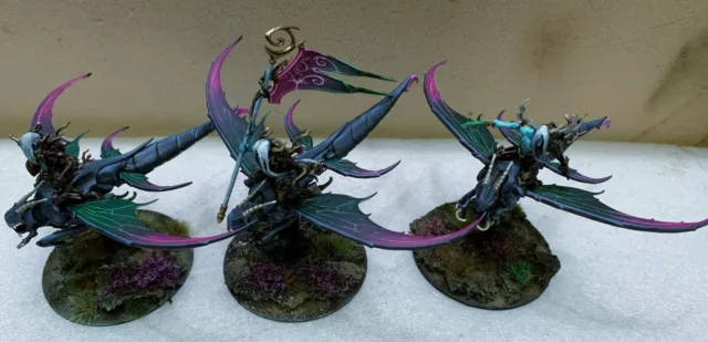 Warhammer Age of Sigmar Sylvaneth Revenant Seekers x3 - neatly painted