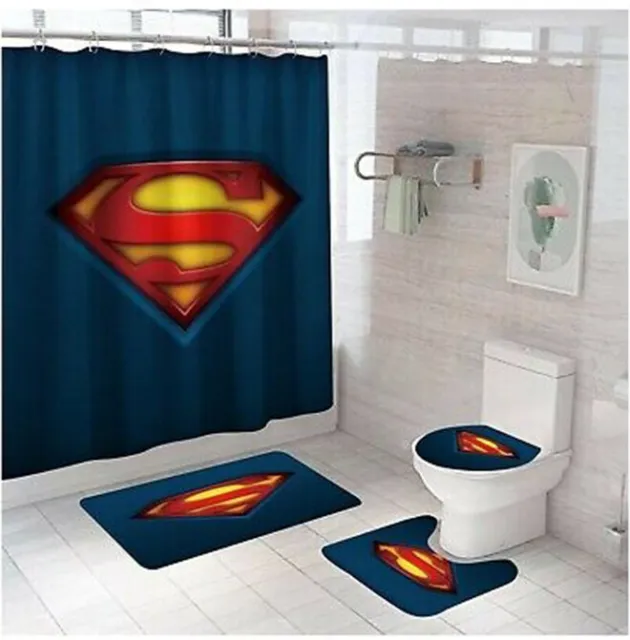 Superman Bathroom Sets, Shower Curtain Sets
