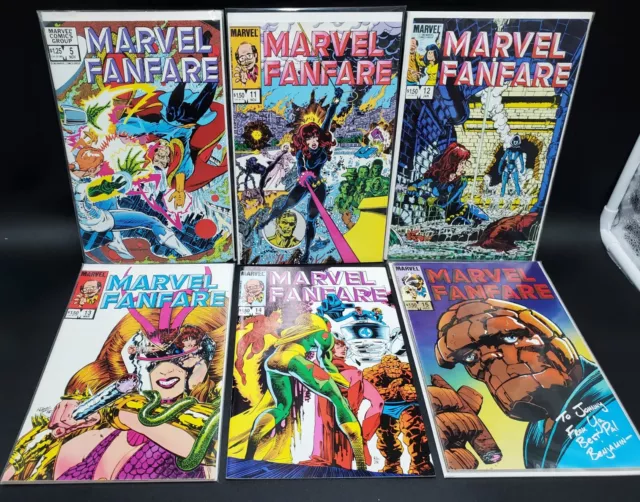 MARVEL FANFARE (Vol.1) from #5,11-22(Lot of 13)VFNM key issues
