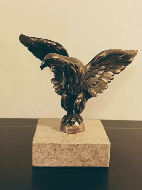 Statue Sculpture Bronze Aigle Oiseau Animalier Style Art Nouveau début XXe