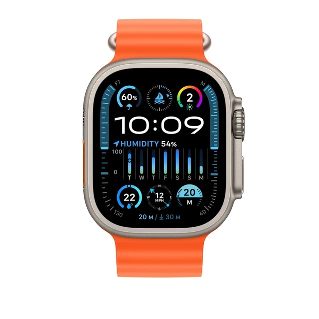 Apple - Strap for smart watch - 49mm - 130-200 mm - orange :: MT653ZM/A