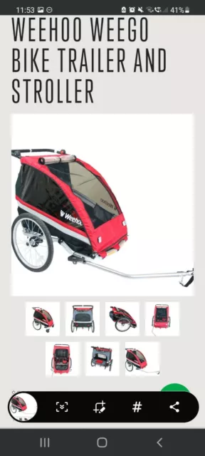 Bike trailer for kids