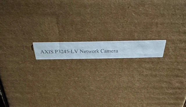 AXIS P3245-LV NETWORK CAMERA 01592-001 day night indoor outdoor