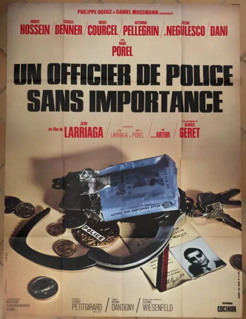 cinema-affiche originale- UN OFFICIER DE POLICE SANS IMPORTANCE - 120x160