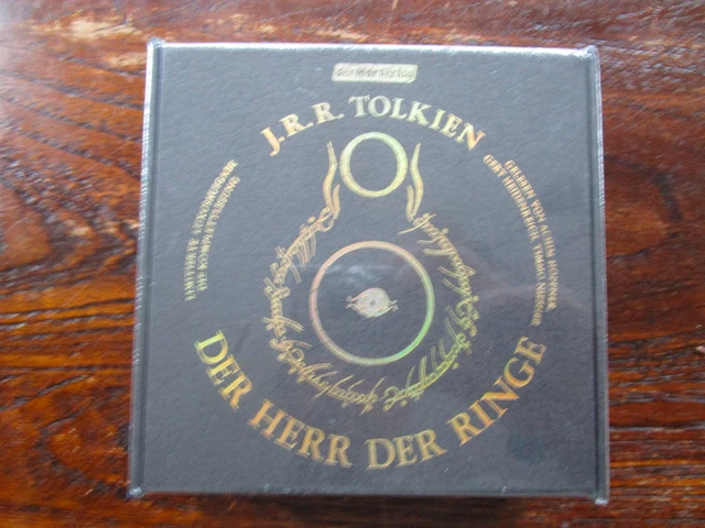 J.R.R. Tolkien "DER HERR DER RINGE - Limitierte Luxusausgabe",mp3,OVP,ohne Porto