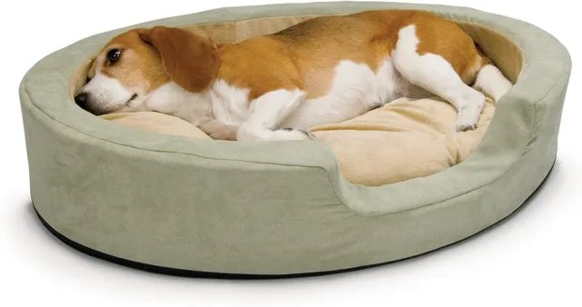 Warm Heated Dog Bed K&H Pet Products Medium Electric Blanket Dog Bed Thermo Nest