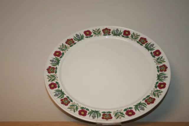 Placa de pastel, plato de servir 33,5 cm Villeroy & Boch Salzburgo flor colorida