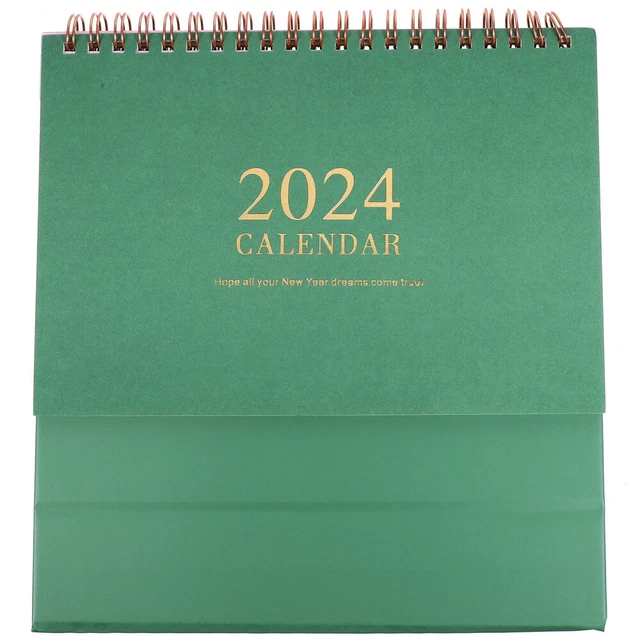 OFFICE DESK CALENDAR Small 2024 Calendar Office Table Calendar Binding Calendar £9.99 PicClick UK