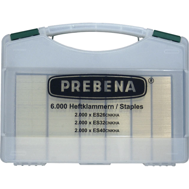 Prebena Heftklammern im Sortimentskoffer ES-BOX