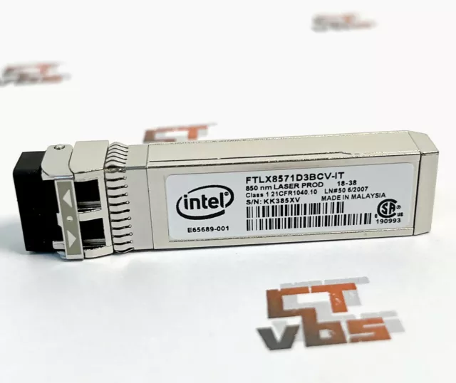 Sfp-10G-Sr E10Gsfpsr Ftlx8571D3Bcvit Intel 10Gb Sr Sfp Dell Y3Kjn 0Y3Kjn