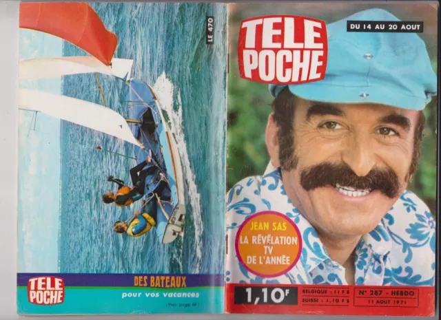 Tele Poche 1971 N° 287  Complet  Jean Sas
