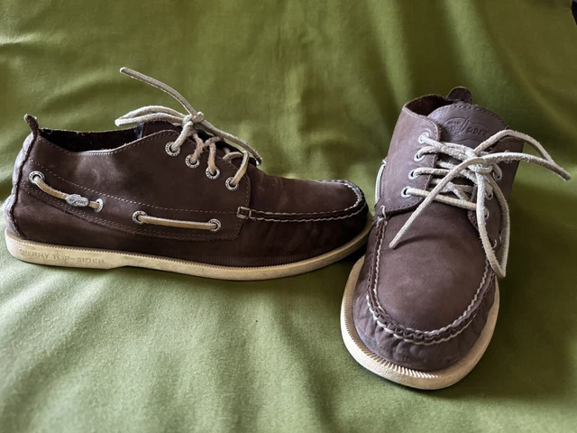 Botines Chukka De Cuero Endeavor Para Hombre Sperry Top-Sider - Talla 8.5, Suela Antimarcas Y Cordones De Cuero