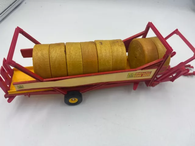 Britains - Remorque Krone Benac RBR 3000 avec balles rondes - pour 1/32 tracteur