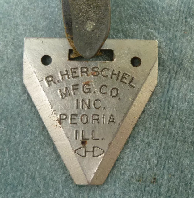 R Herschel Mfg Co Sickle Bar Mower Blade Vintage Watch Fob Peoria