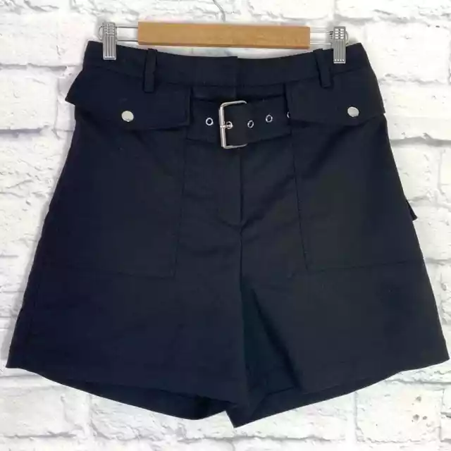 3.1 Phillip Lim black belted shorts utility pockets 6 NWT