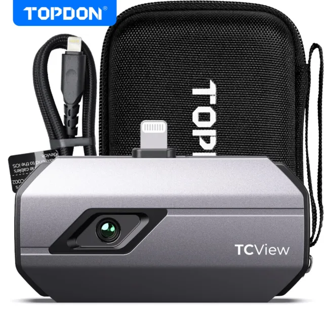 Topdon TCview TC002 ONE EDGE PRO 256X192 IR camera with Ignite for iOS