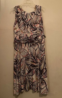 Aa Studio Aa Black and White Striped Dress