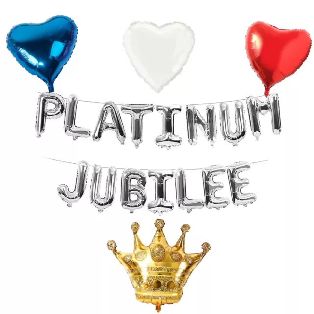 Regina Platino Jubilee Palloncini Union Jack 2022 Decorazione Strada Da Baloon
