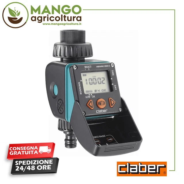 Programmatore Claber 8428 Aquauno Video 2