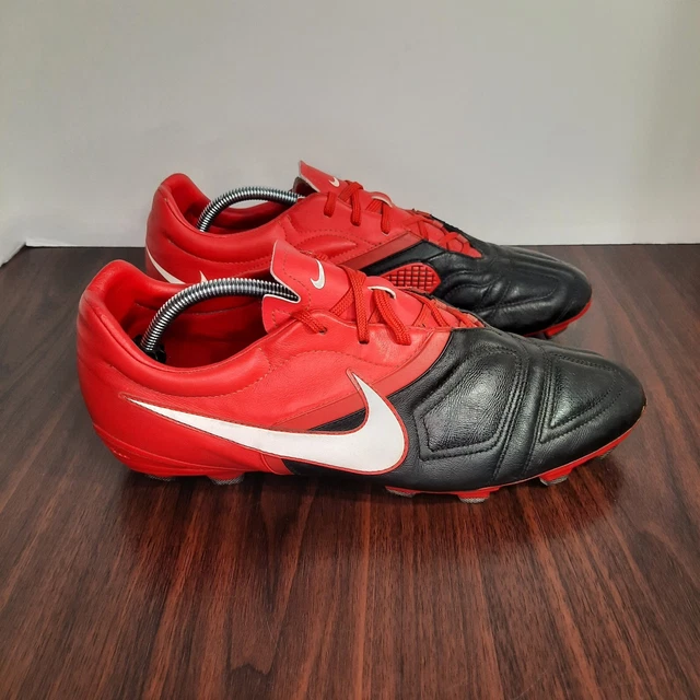 Nike CTR360 Libretto FG Mens Size 12 Soccer Cleats Black Red Football Shoes 2009