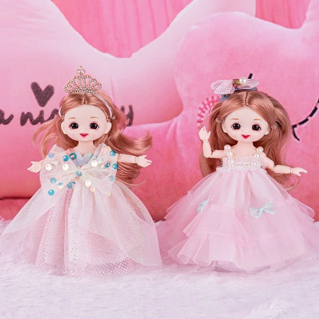 Toy Set Molly Girls' Doll Mini Multi Joint Doll Movable Jointed Princess Dolls