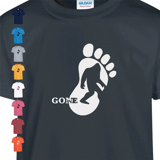 T-shirt bambini Big Foot Gone ragazzi ragazze bambini vestiti estivi top abbigliamento fresco