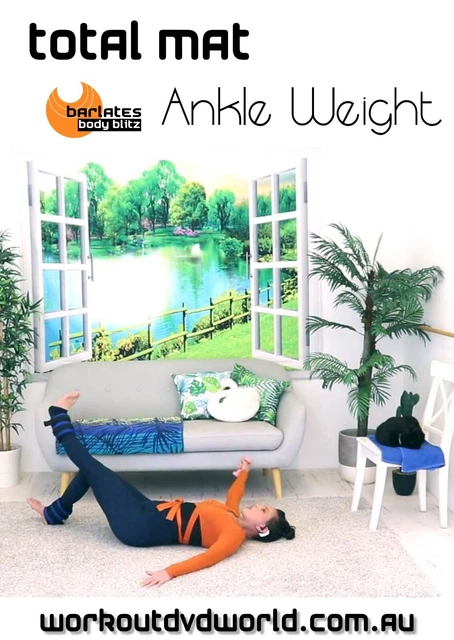 45 min Ankle Weights Total Body Mat Workout DVD BARLATES Total Mat Ankle Weights